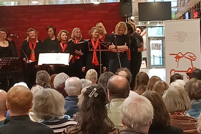 Die BerlinJAZZSingers der Schostakowitsch-Musikschule Lichtenberg  zu Gast beim Concert im Center